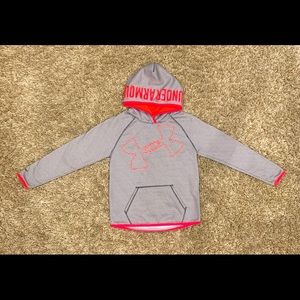 UNDER ARMOUR STORM FLEECE GIRLS YOUTH HOODIE